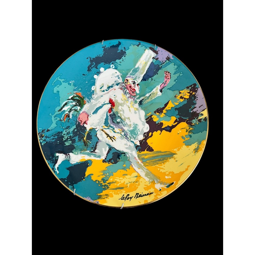 Royal Doulton LeRoy Neiman Punchinello Collector Plate 1978 Commedia dell'Arte